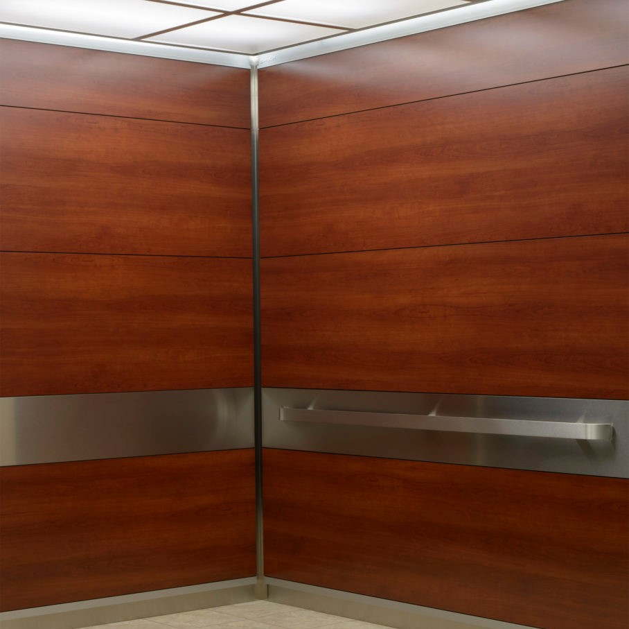 improved and redesigned elevator interior